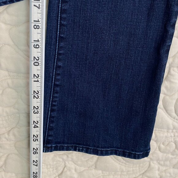 INC Denim Blue Jeans Boot Leg Regular Fit Short Size 8PS - Picture 9 of 10